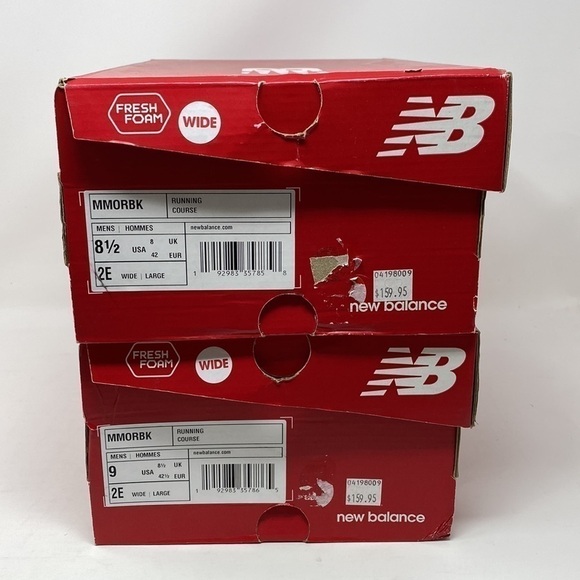 NEW BALANCE Men’s ATHLETIC SHOES FRESH FOAM MORE RUN - MMORBK WIDE
